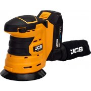 JCB 18V Cordless 125mm Orbital Sander with 2Ah Battery and Fast Charger - 21-18OS-2X
